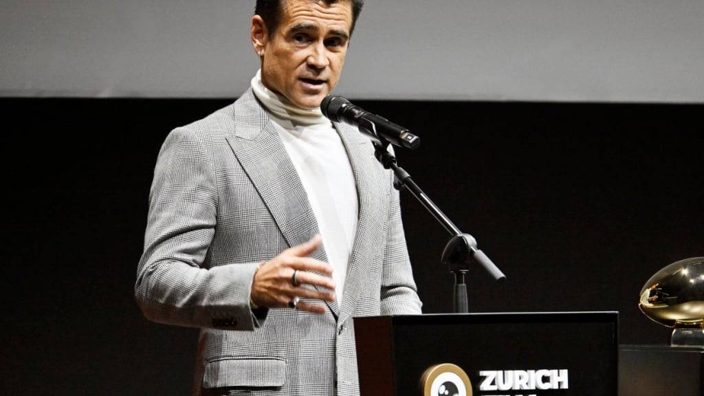 Schauspieler Colin Farrell bedankte sich am Zurich Film Festival bei jedem einzelnen Mitglied der Filmcrew seines neusten Films.