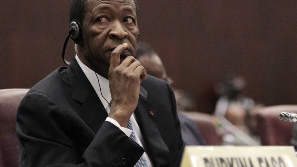 Blaise Compaoré, der vor fast einem Jahr nach 27 Jahren Herrschaft gestürzt wurde (Archiv)