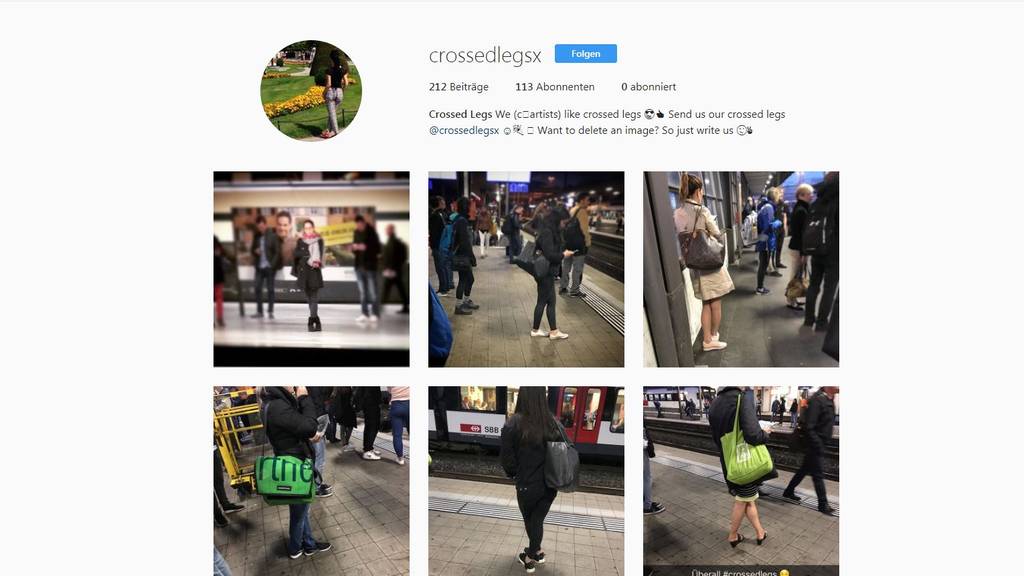 Unbekannter fotografiert Pendler