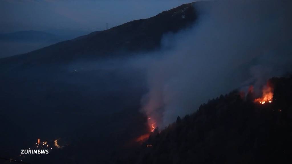 Waldbrände im Tessin: Bergdorf musste evakuiert werden