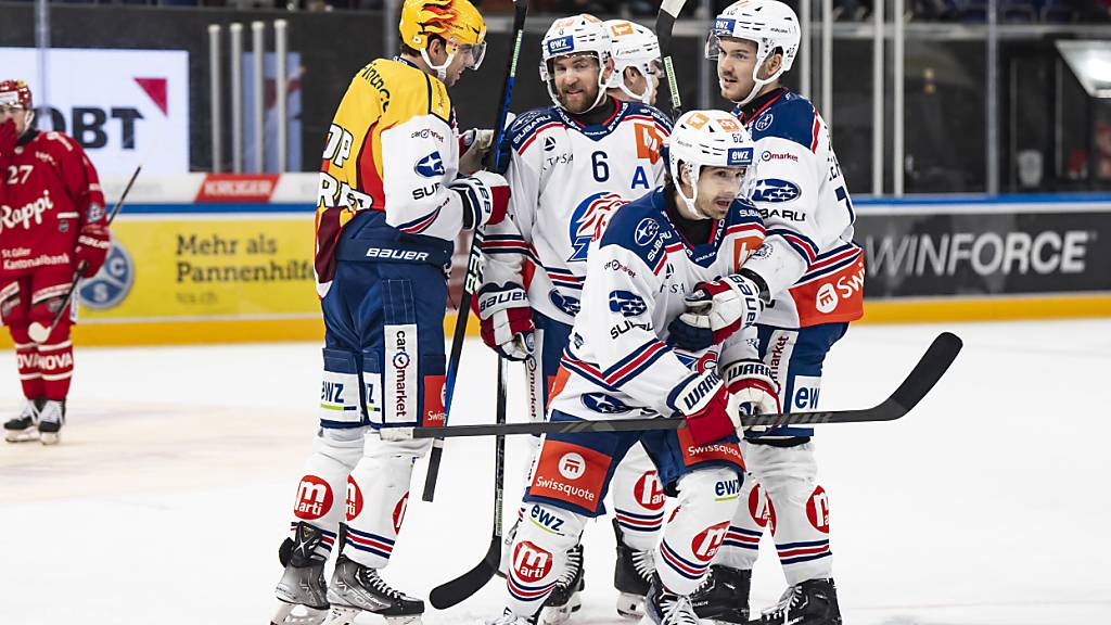 Zurück an der Spitze: Die ZSC Lions sind nach dem Sieg bei den Rapperswil-Jona Lakers wieder Tabellenführer