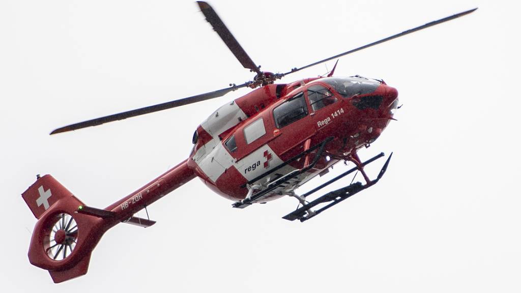 Rettungshelikopter flogen am Wochenende zwei verletzte Velofahrer in Oberdorf SO und Scherz AG ins Spital. (Symbolbild)