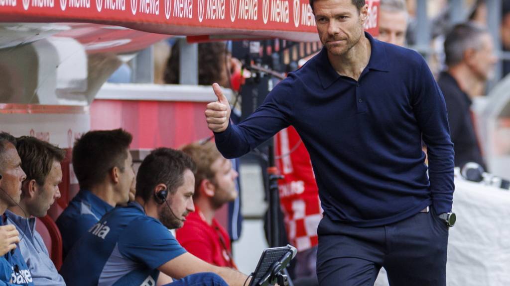 Achter Sieg im neunten Spiel: Leverkusens Trainer Xabi Alonso ist zufrieden