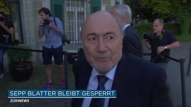 Sepp Blatter bleibt gesperrt