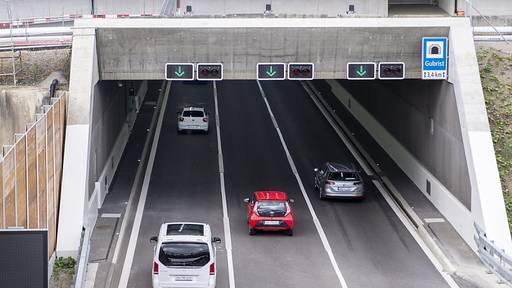 Gubrist wegen Rauch komplett gesperrt