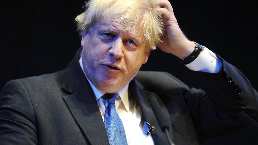 Er ist der Star am Parteitag der Konservativen in Birmingham: Boris Johnson.