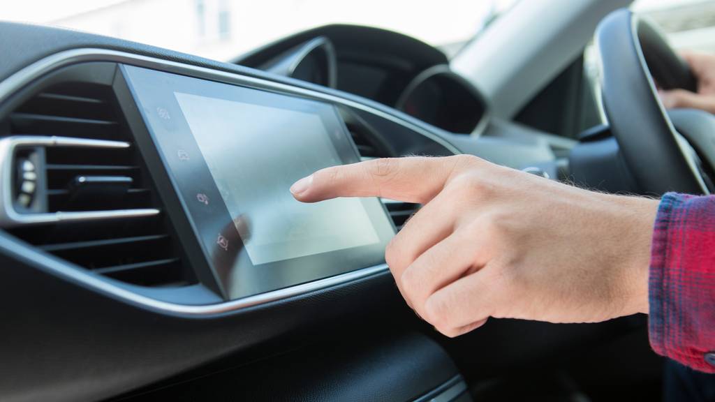 Touchscreen im Auto