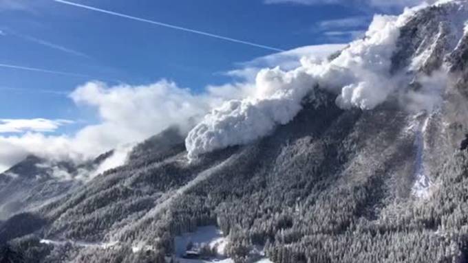 Neuschnee führt lokal zu grosser Lawinengefahr