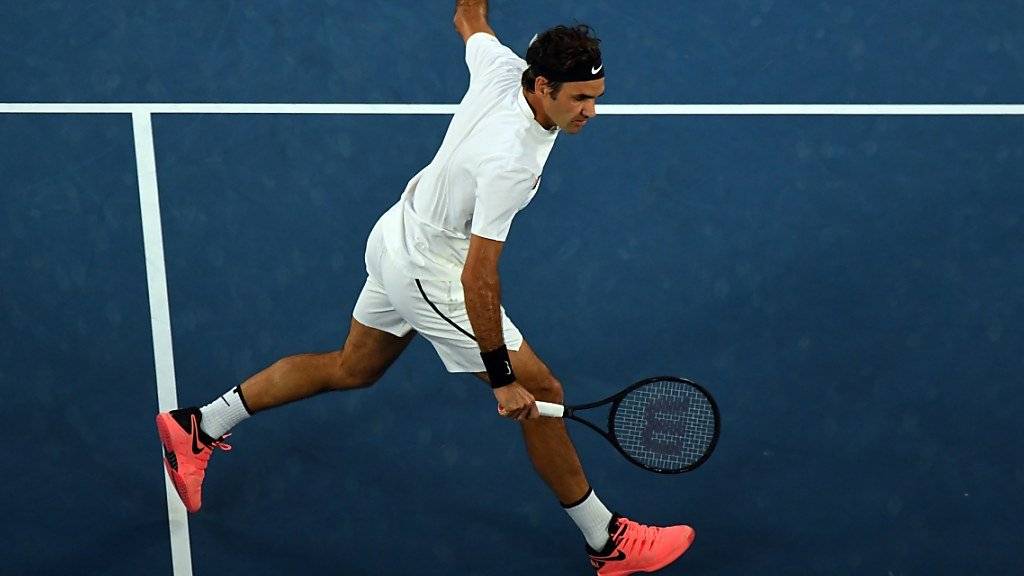 Roger Federer war nach dem Fehlstart nicht zu stoppen