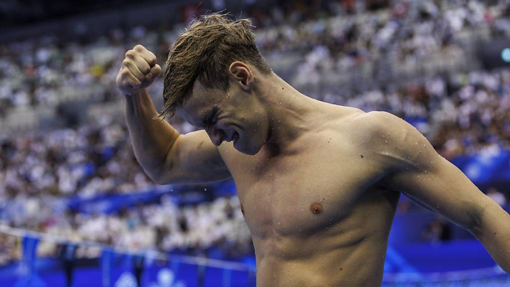 Roman Mityukov schwimmt bei seinem Einstand in die neue Saison wie an der WM in die Top 3