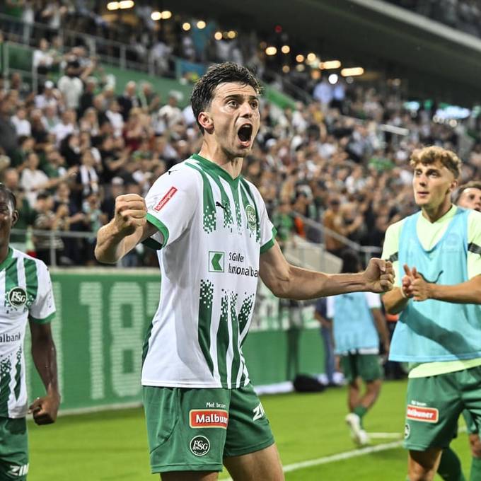 Der FC St.Gallen gewinnt das Hinspiel gegen Tobol mit 4:1