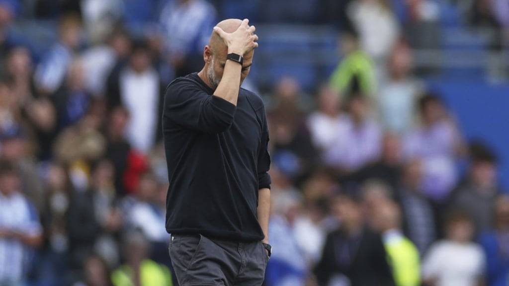 Der Ärger von Pep Guardiola nach der zweiten Niederlage in Folge