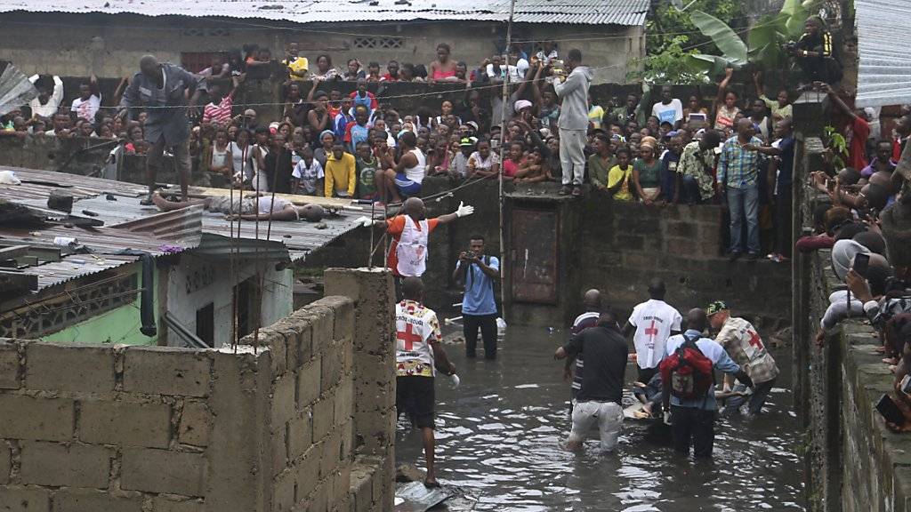 Im Kongo sind aufgrund von starken Regenfällen zahlreiche Menschen ums Leben gekommen.