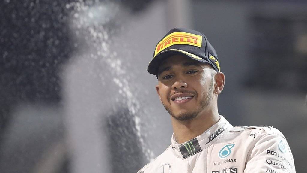 Lewis Hamilton feiert in Abu Dhabi seinen letzten Sieg der Saison