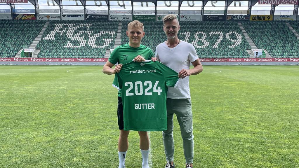 Der FCSG verlängert den Vertrag mit Patrick Sutter um zwei Jahre