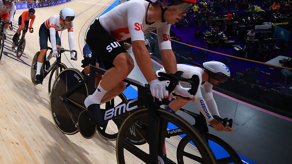 Solider 11. Platz für Alex Vogel im Omnium