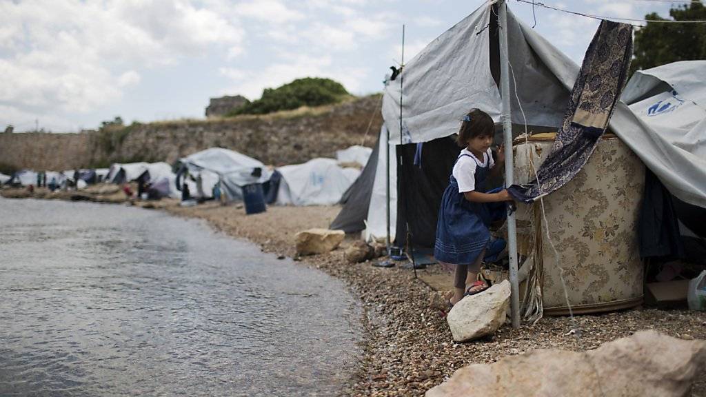 Ein Flüchtlingscamp auf der griechischen Insel Chios. (Archivbild)