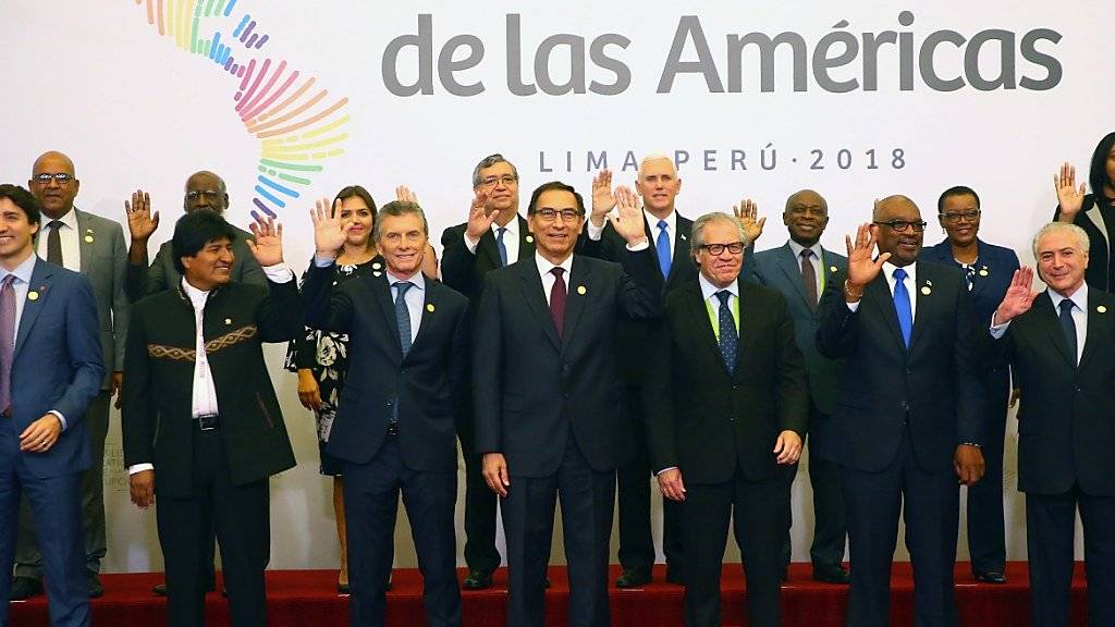 Die Staatschefs auf dem Amerika-Gipfel in Lima verpflichten sich, mehr gegen Korruption in ihren Ländern zu unternehmen.