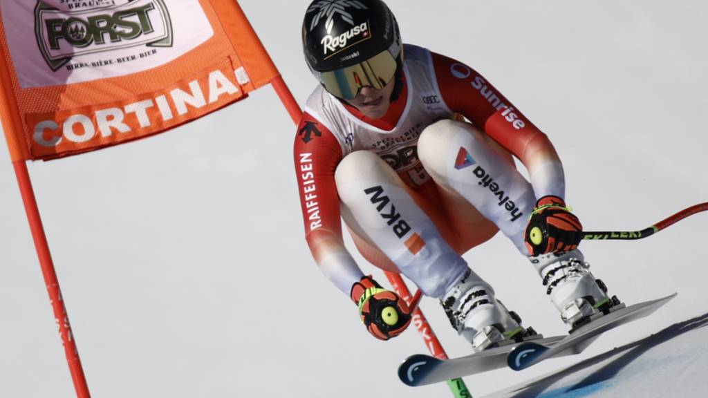 Lara Gut-Behrami verpasst in der zweiten Abfahrt in Cortina d'Ampezzo einen weiteren Podestplatz