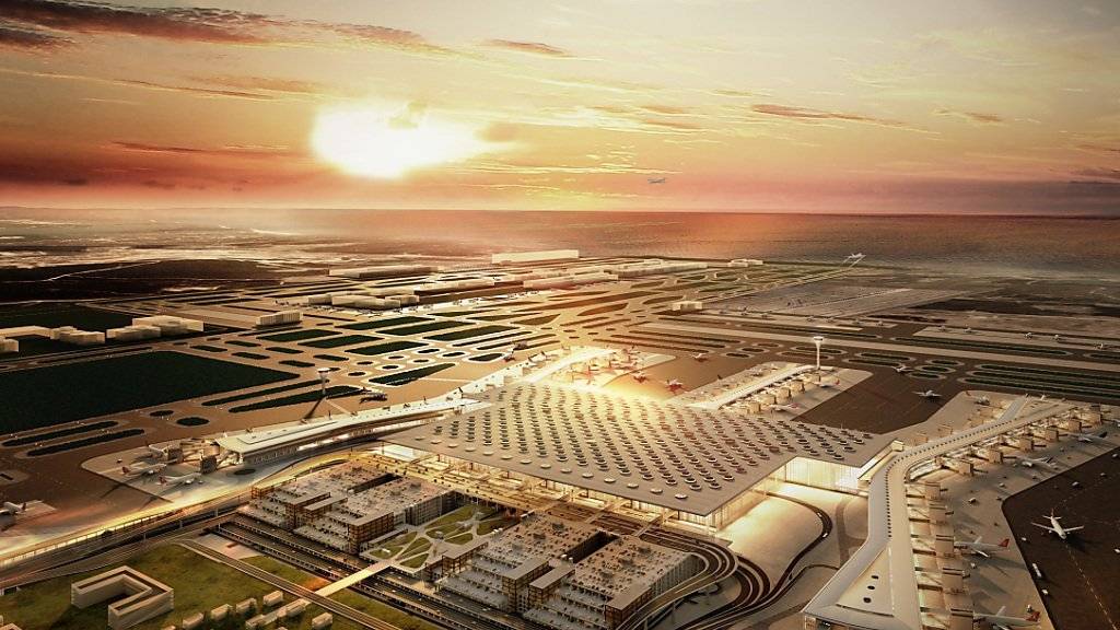 Nach der Fertigstellung wird der neue Flughafen in Istanbul von mehr als 150 Airlines genutzt, die wiederum über 350 Destinationen anfliegen. Es wird ein jährliches Passagieraufkommen von rund 200 Millionen erwartet.