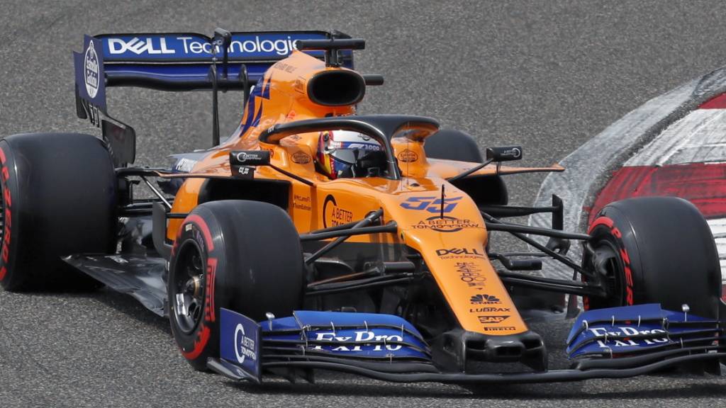 McLaren, im Bild Carlos Sainz, reagiert auf die Coronavirus-Pandemie