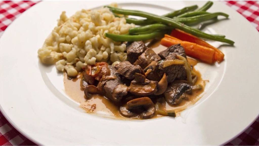 Rindsfilet Stroganoff von Giulia