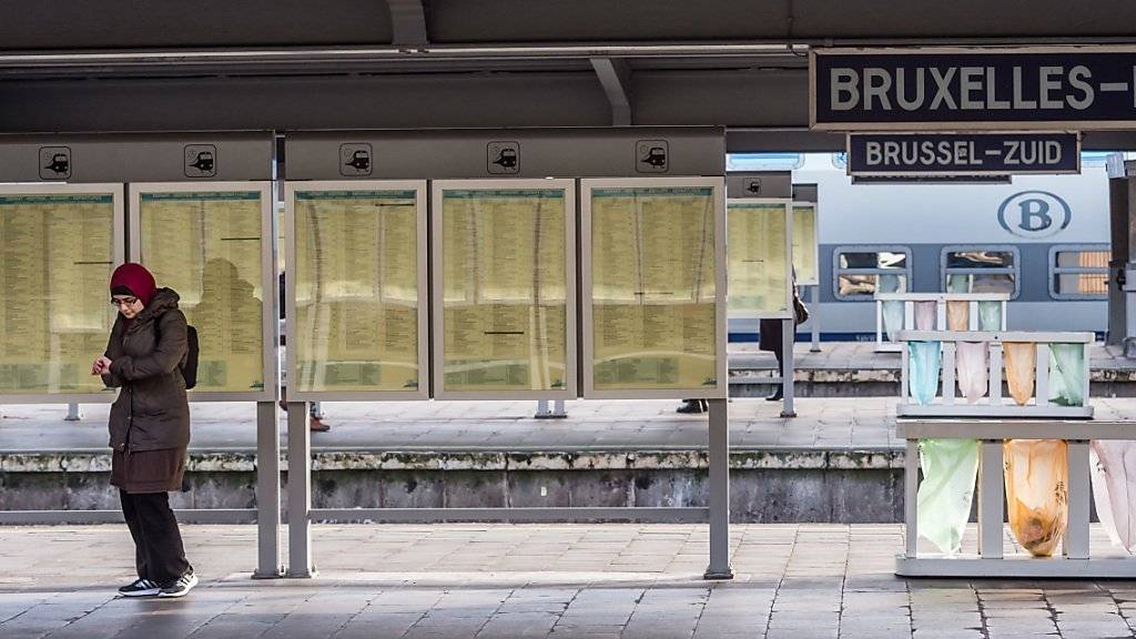 Keine Züge: Wegen eines Streiks bleiben viele Bahnhöfe Belgiens leer. (Archiv)