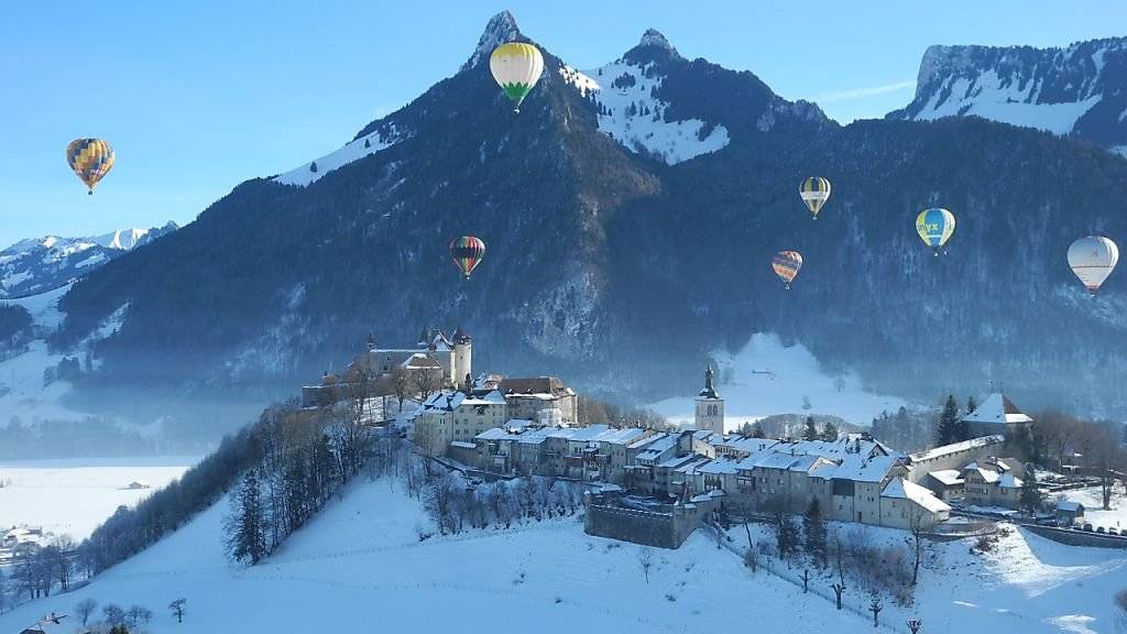 Bei besten Wetterbedingungen konnte in den Waadtländer Alpen das 39. Heissluftballon-Festival durchgeführt werden.
