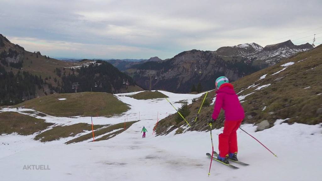 Trostlose Schneeverhältnisse in den Skigebieten