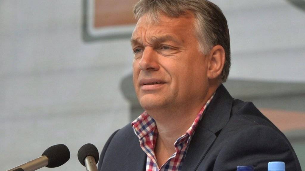 Der ungarische Ministerpräsident Viktor Orban sieht die Führungsspitze der EU wegen ihrer  Flüchtlingspolitik als gescheitert.