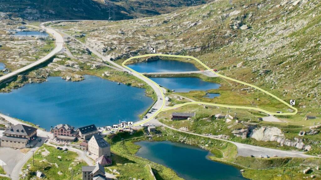 Auf dem Gotthardpass soll unter dem Namen «Rundweg Gottardo» ein barrierefreier Rundweg für Menschen mit Beeinträchtigungen realisiert werden.
