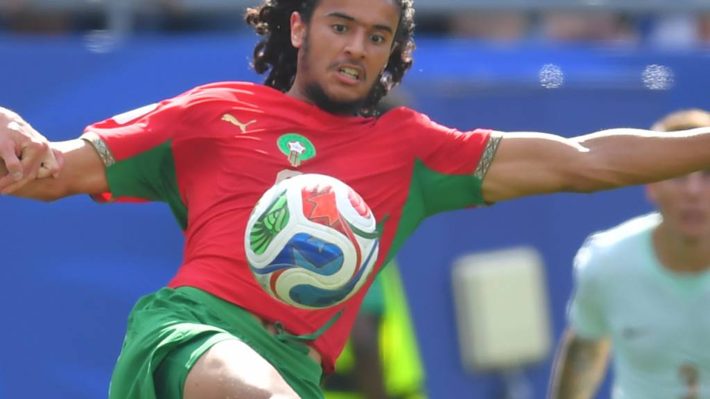 Hat an der WM mit starken Leistungen auf sich aufmerksam gemacht: Marokkos Ayyoub Bouaddi
