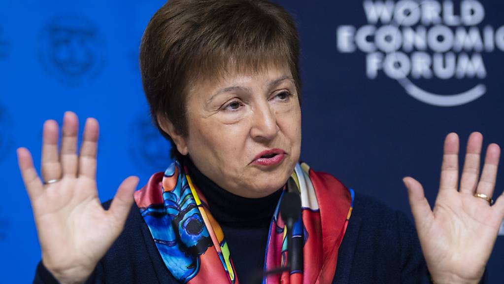 Die Chefin des Internationalen Währungsfonds IWF, Kristalina Georgieva, warnt davor, dass sich ärmere Länder schwerer von der Krise erholen als die reichen Ländern. (Archivbild vom WEF in Davos im Januar 2020).