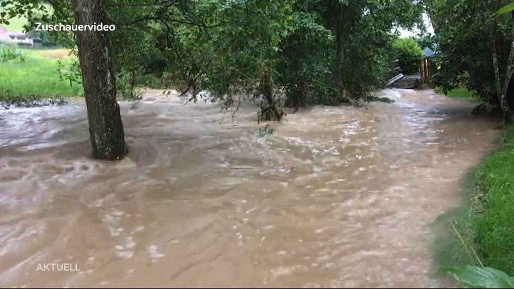 Déjà-vu: In Vordemwald standen schon wieder Keller unter Wasser