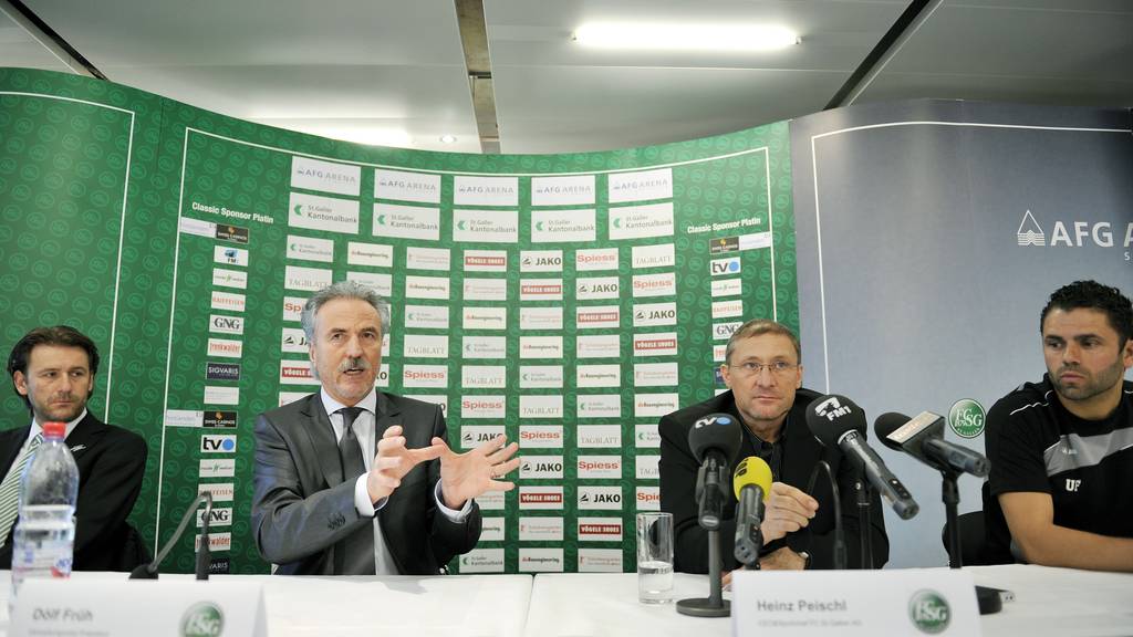 Markus Scherrer (l.) war bereits vor einigen Jahren Mediensprecher des FC St.Gallen