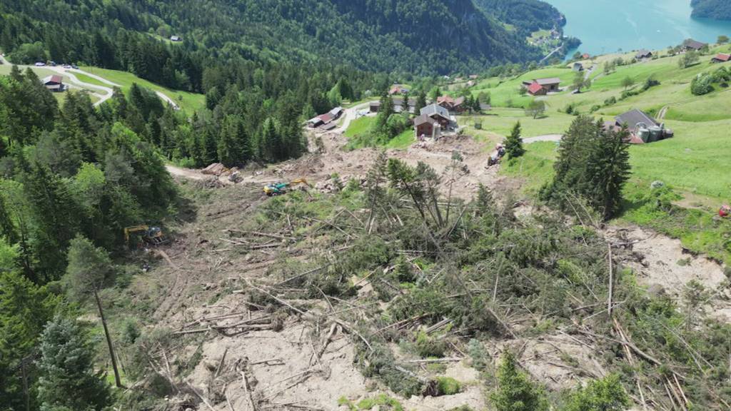Hangrutsch Vitznau: Evakuierte können erst im Juli zurück