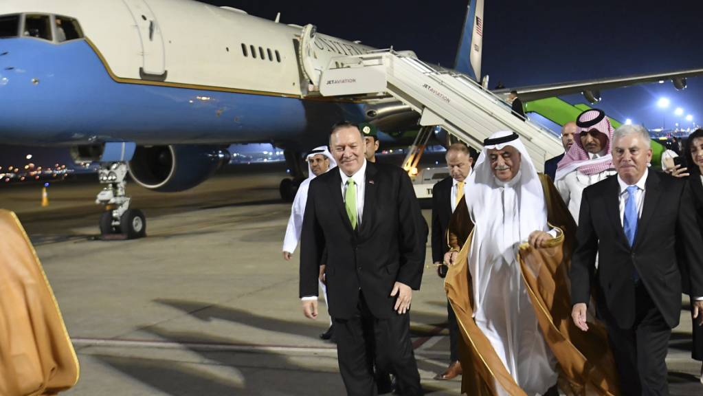 US-Aussenminister Pompeo ist am Mittwoch in Dschidda angekommen. Dort wollte er mit Kronprinz Mohammed bin Salman zusammenkommen.