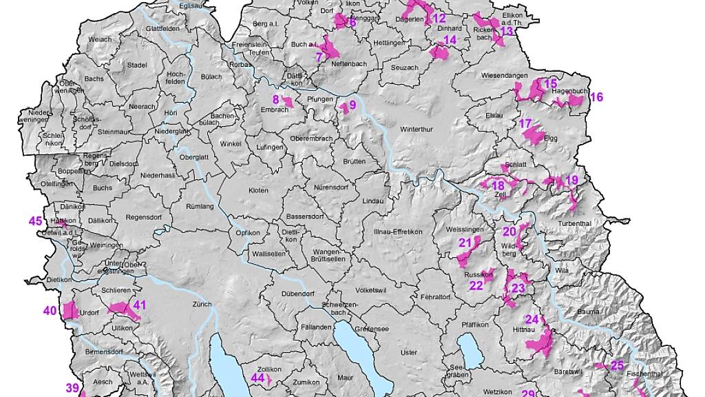 Der Kanton Zürich hat 46 mögliche Standorte für Windkraftanlagen festgelegt, die nun vertieft geprüft werden.