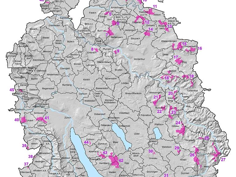 Der Kanton Zürich hat 46 mögliche Standorte für Windkraftanlagen festgelegt, die nun vertieft geprüft werden.