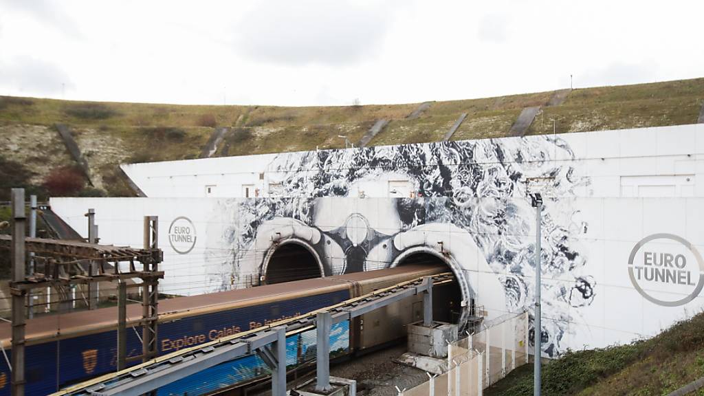 Ein Archiv-Bild des Euro-Tunnels: aktuell fallen viele Züge wegen Streiks aus.