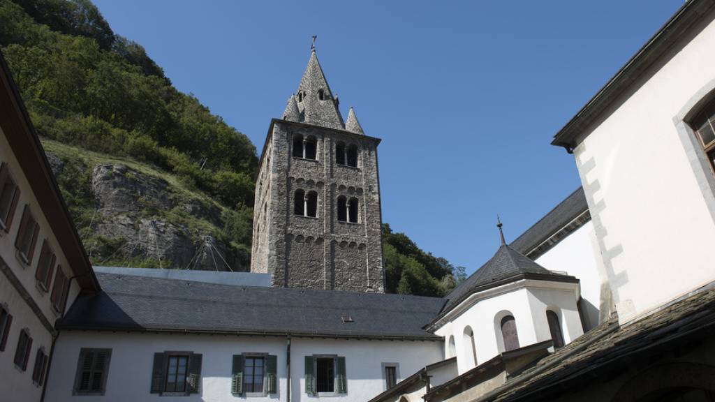 Die Abtei von Saint-Maurice im Unterwallis ist ein Kloster der Augustiner-Chorherren. (Archivbild)