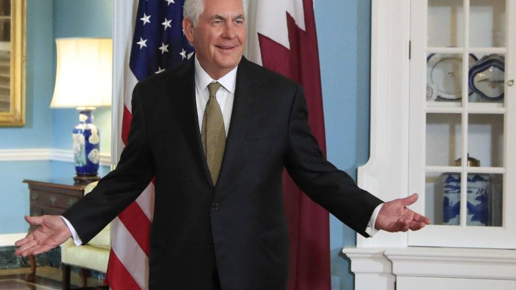US-Aussenminister Rex Tillerson dementiert, dass er kurz vor seinem Rücktritt stehe. (Archivbild)