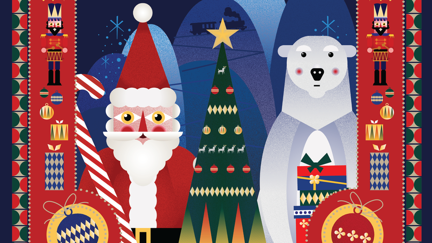 Polarzauber am Hauptbahnhof Zürich