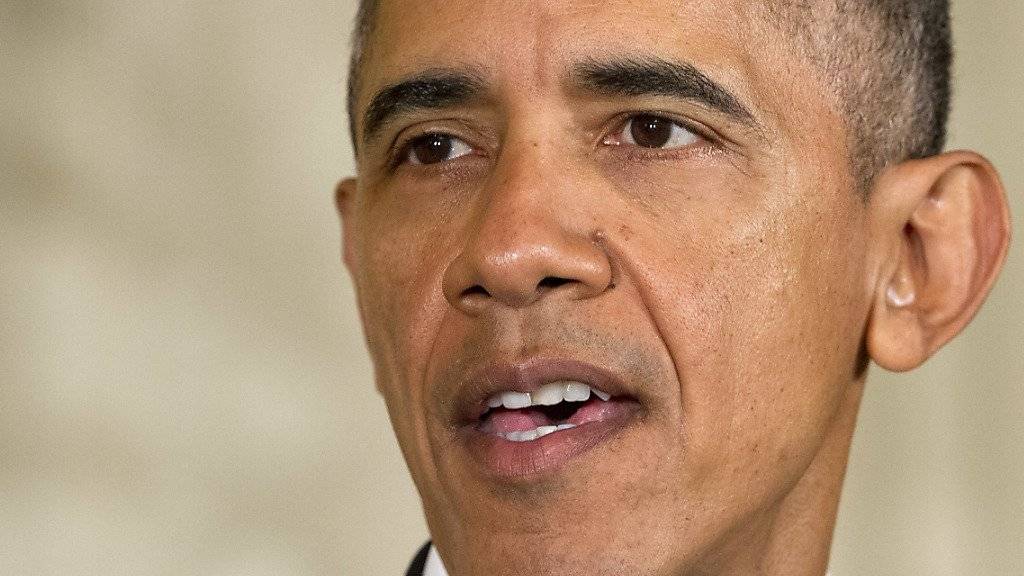 «Werden den IS zerstören»: Präsident Barack Obama bei seiner Rede an die Nation. (Archiv)