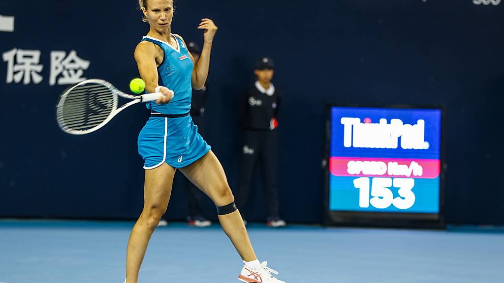 Viktorija Golubic in China im Viertelfinal