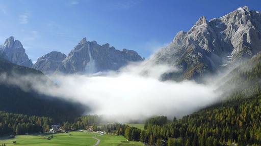 Schweizer Familie in den Dolomiten in Felswand eingesperrt