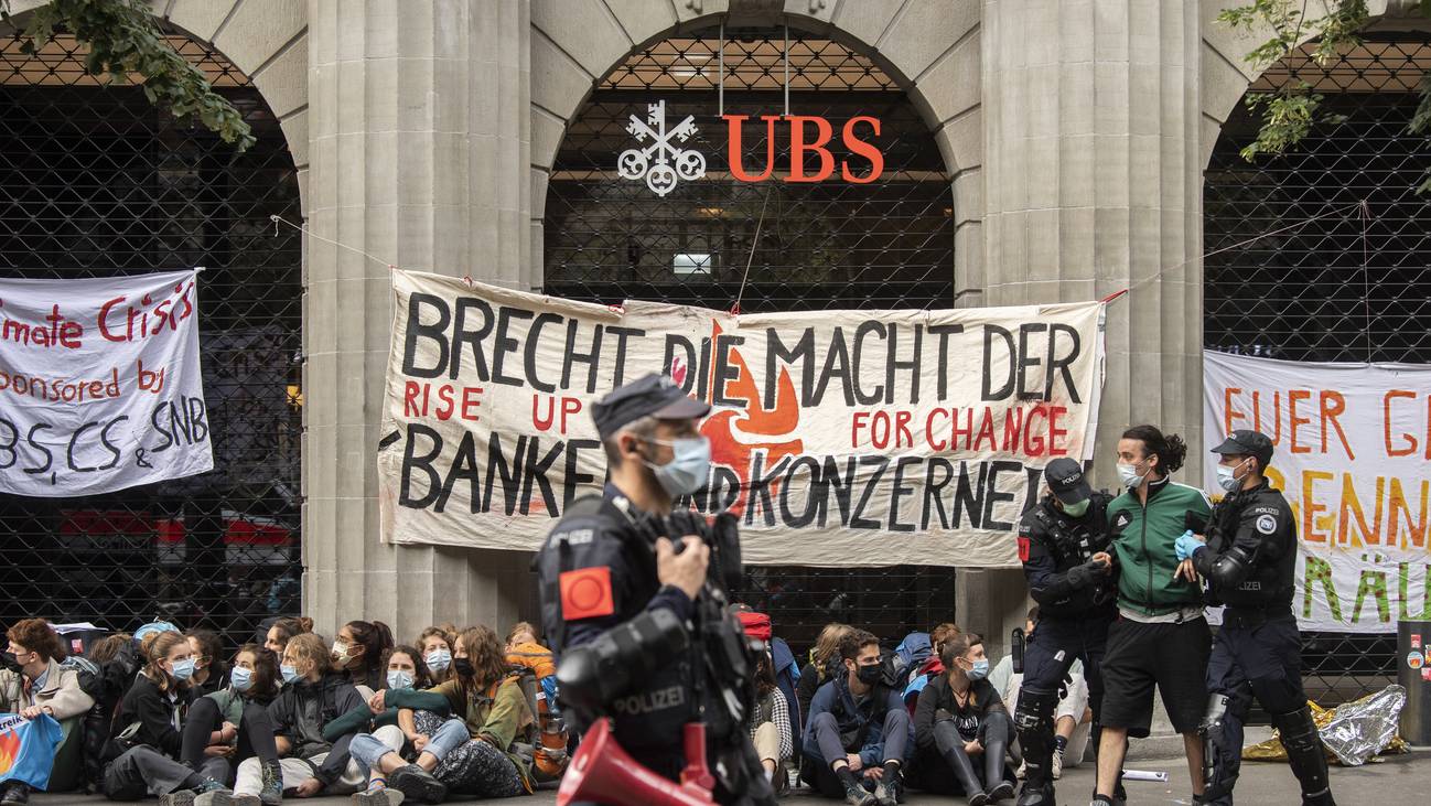 Klimastreik-Blockade Zürich