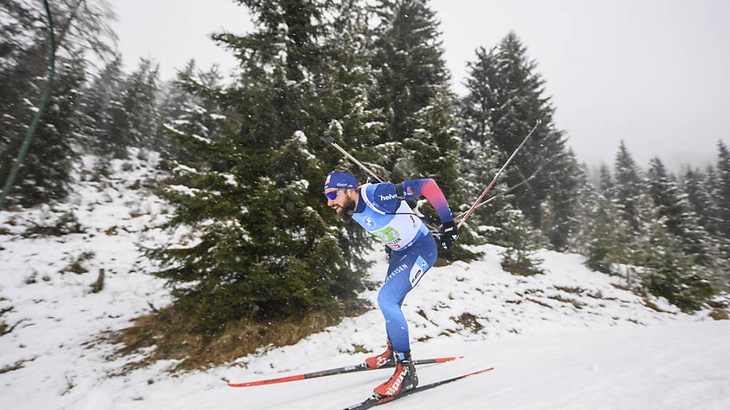 Darf sich auf die Verfolgung machen: Benjamin Weger beendet den Sprint mit einem Top-20-Resultat