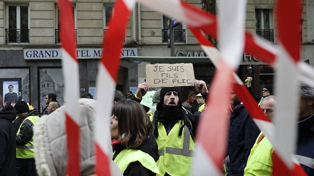 Die Reihen bei den «Gelbwesten»-Protesten in Frankreich lichten sich: Am Samstag sank die Anzahl der Demonstrierenden auf den niedrigsten Stand seit Beginn der Proteste.