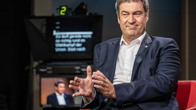 Deutscher Wahlkampf: Söder wirft Scholz «Erbschleicherei» vor